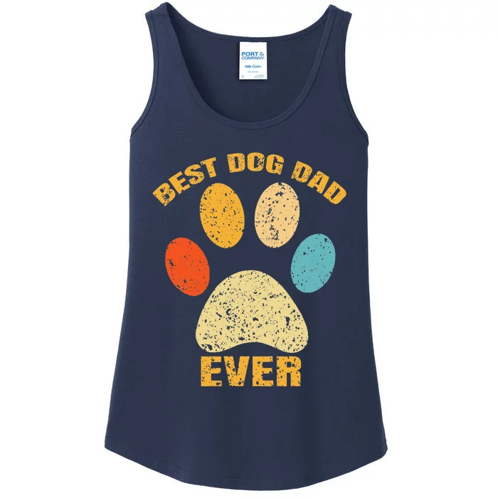 Best Dog Dad Cool Fathers Day Ladies Essential Tank