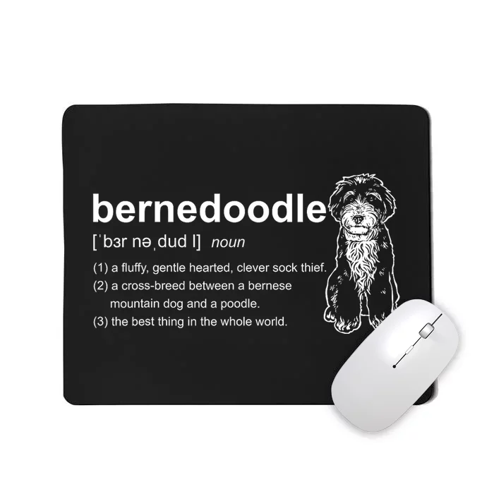 Bernedoodle Dog Definition Bernedoodle Mousepad