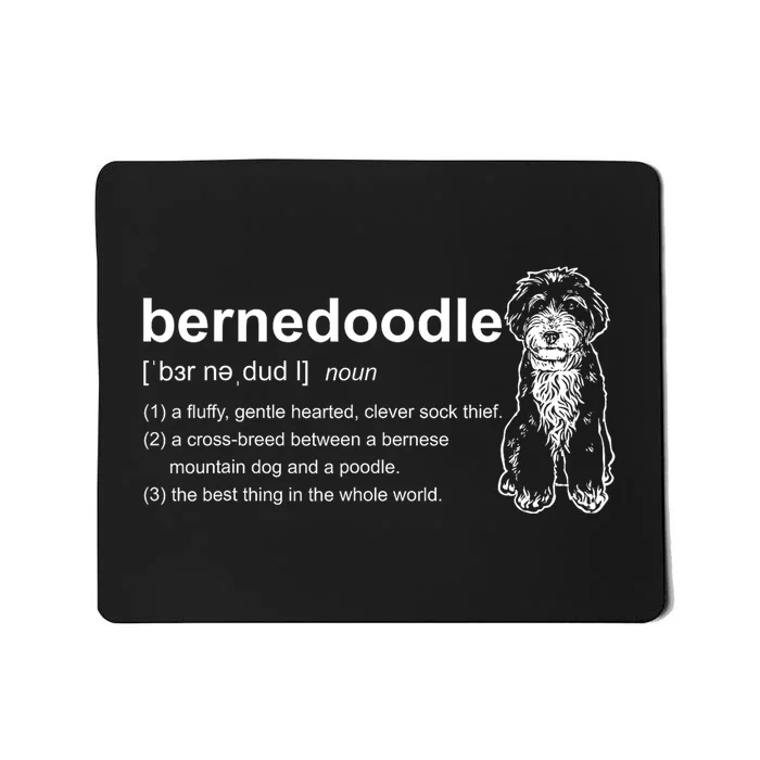 Bernedoodle Dog Definition Bernedoodle Mousepad