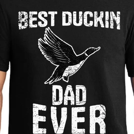 Best Ducking Dad Ever Duck Waterfowl Hunting Funny Pajama Set