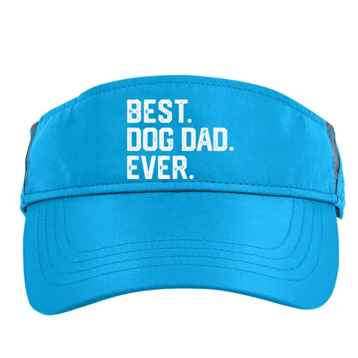 BEST DOG DAD EVER Fathers Day Gift Funny Dad Joke Adult Drive Performance Visor