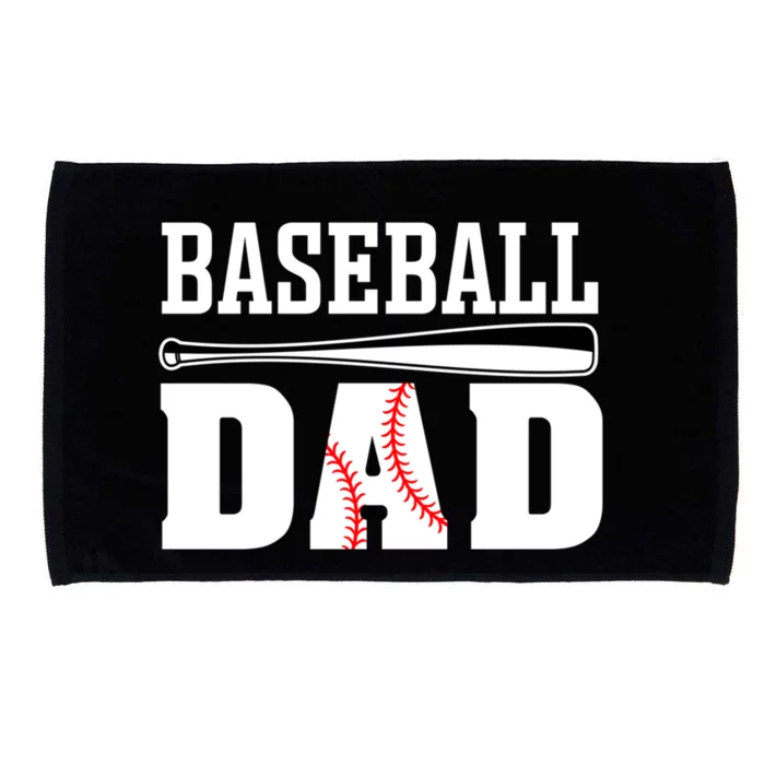 Baseball Dad Dad Baseball Microfiber Hand Towel