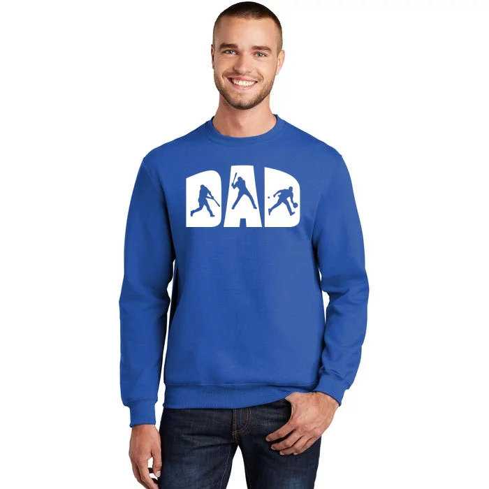 Baseball Dad Daddy Father Softball Baseball Player Fun Gift Sweatshirt