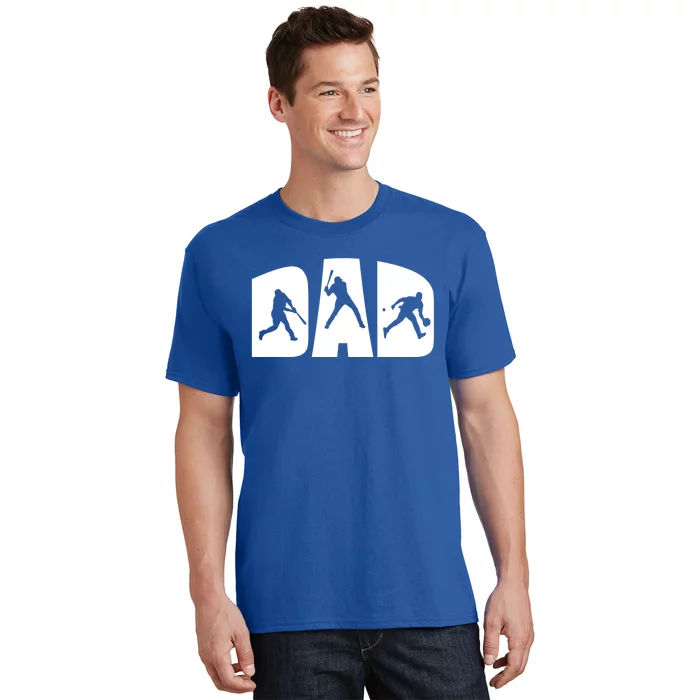 Baseball Dad Daddy Father Softball Baseball Player Fun Gift T-Shirt