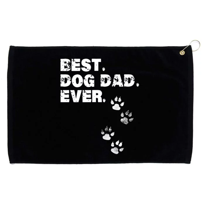 Best Dog Dad Ever Grommeted Golf Towel