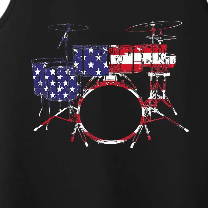 Best Drum Design For Women Drum Set Drumming Drummer Performance Tank