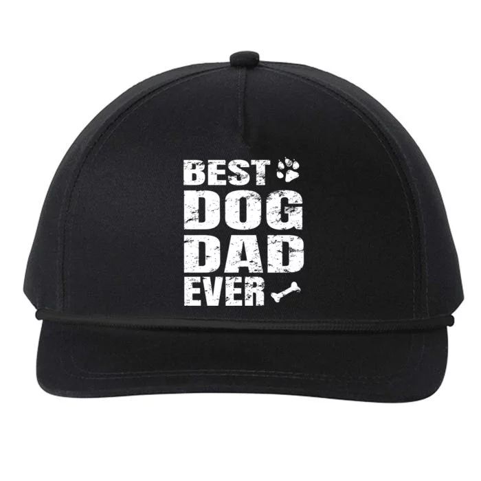 Best Dog Dad Ever Snapback Five-Panel Rope Hat