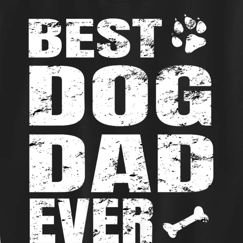 Best Dog Dad Ever Kids Sweatshirt