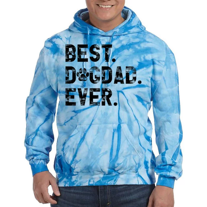 Best Dog Dad Ever Tie Dye Hoodie