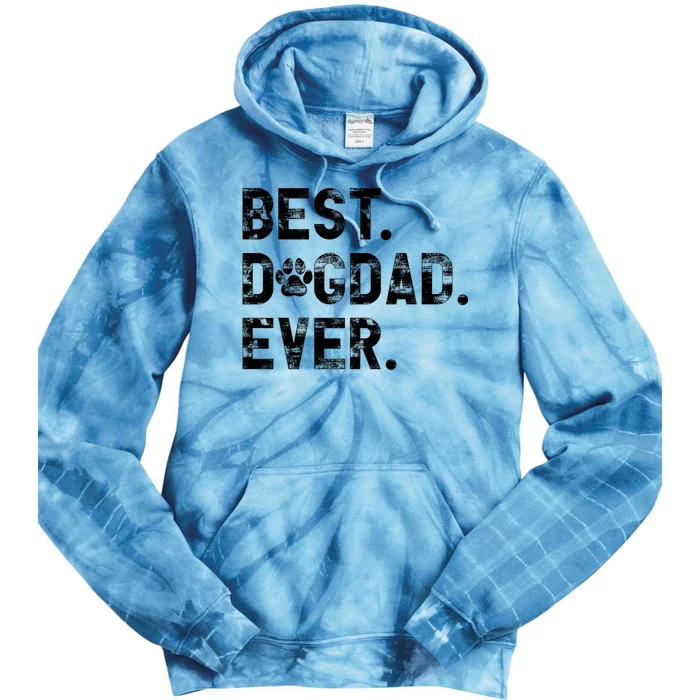 Best Dog Dad Ever Tie Dye Hoodie