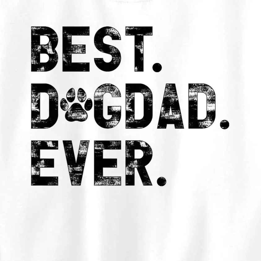 Best Dog Dad Ever Kids Sweatshirt