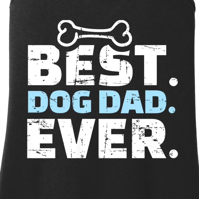 Best Dog Dad Ever Ladies Essential Tank