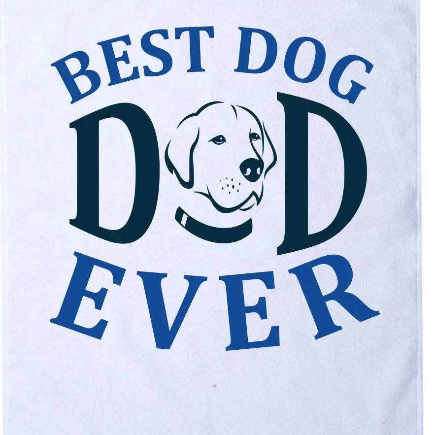 Best Dog Dad Ever Platinum Collection Golf Towel