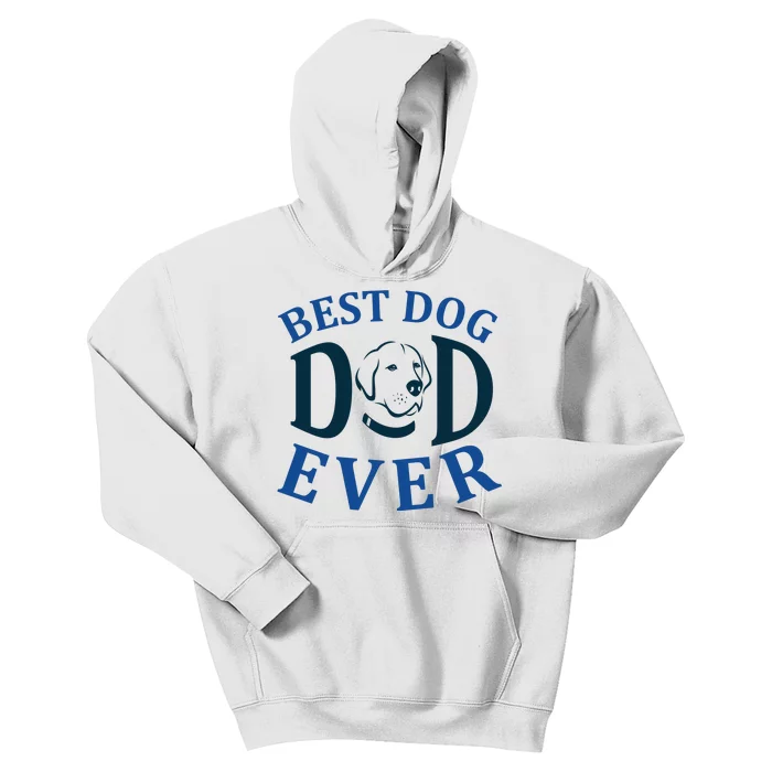 Best Dog Dad Ever Kids Hoodie