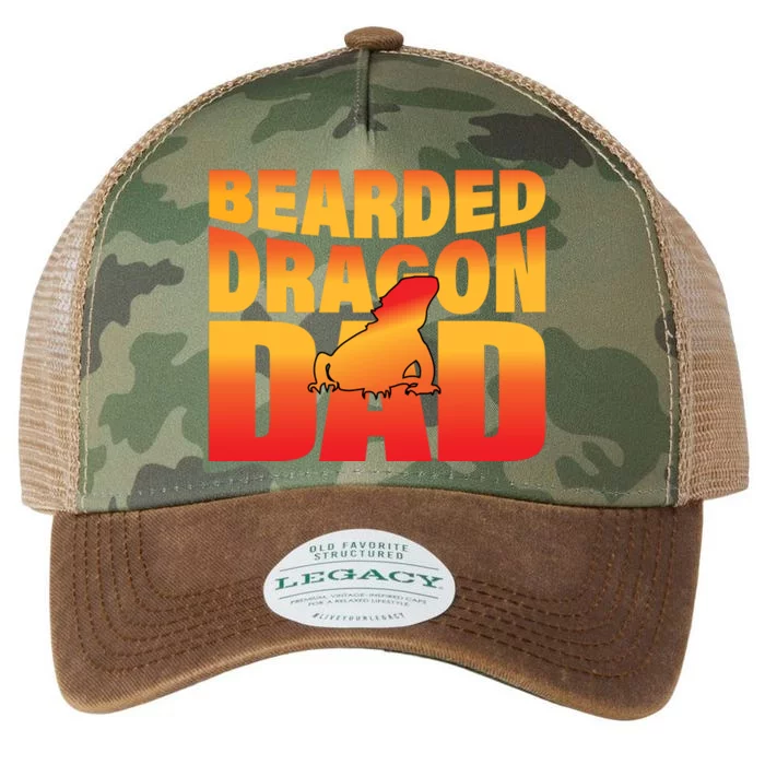 Bearded Dragon Dad Legacy Tie Dye Trucker Hat