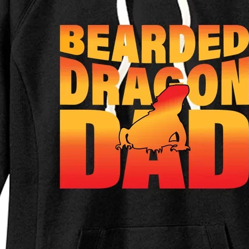 Bearded Dragon Dad Women's Fleece Hoodie