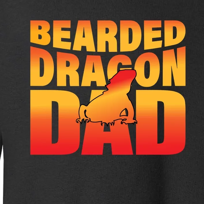 Bearded Dragon Dad Toddler Sweatshirt