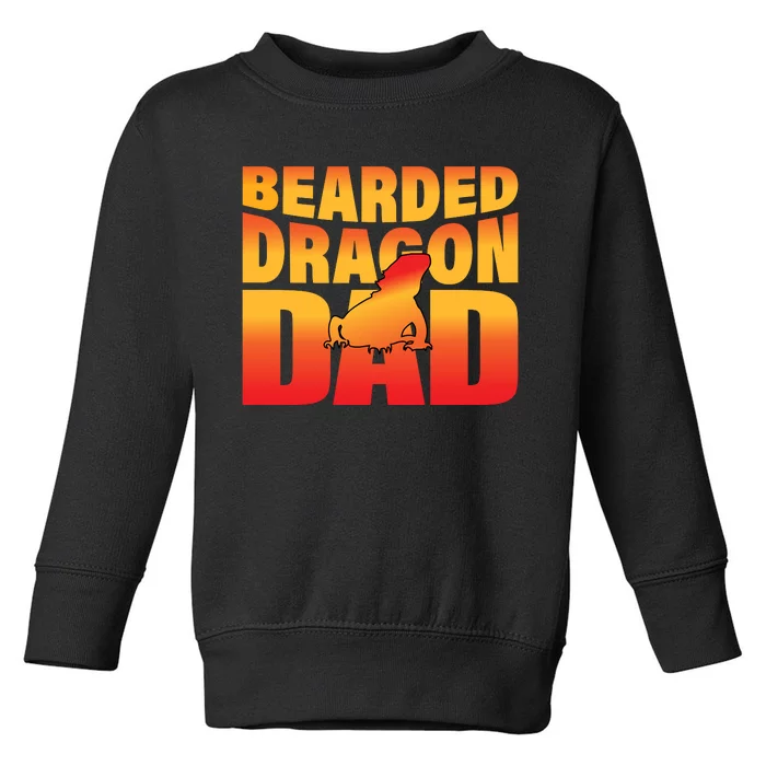 Bearded Dragon Dad Toddler Sweatshirt