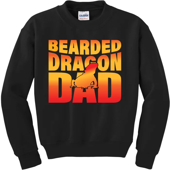 Bearded Dragon Dad Kids Sweatshirt