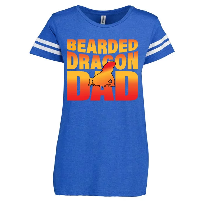 Bearded Dragon Dad Enza Ladies Jersey Football T-Shirt