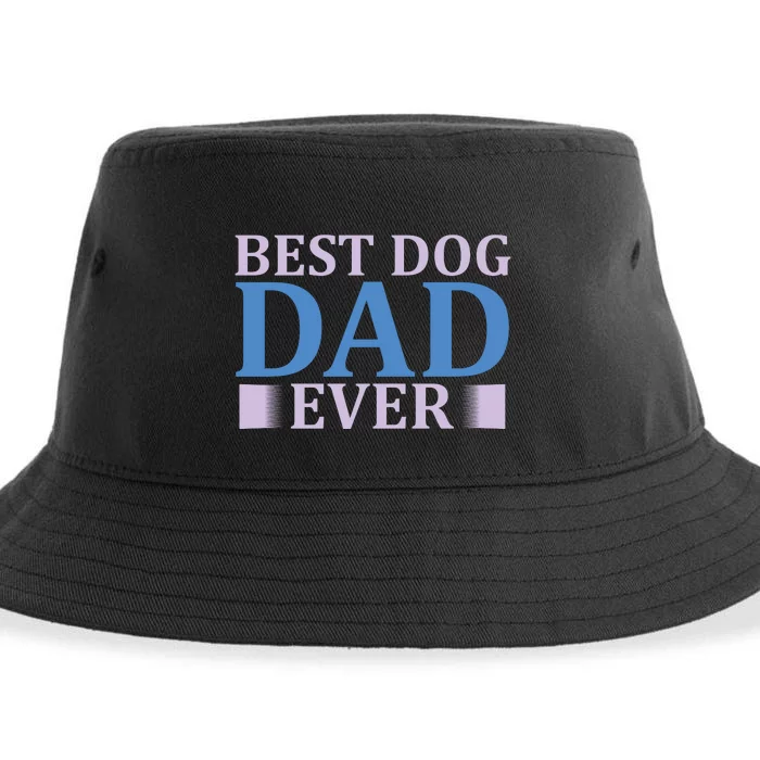 Best Dog Dad Ever Sustainable Bucket Hat