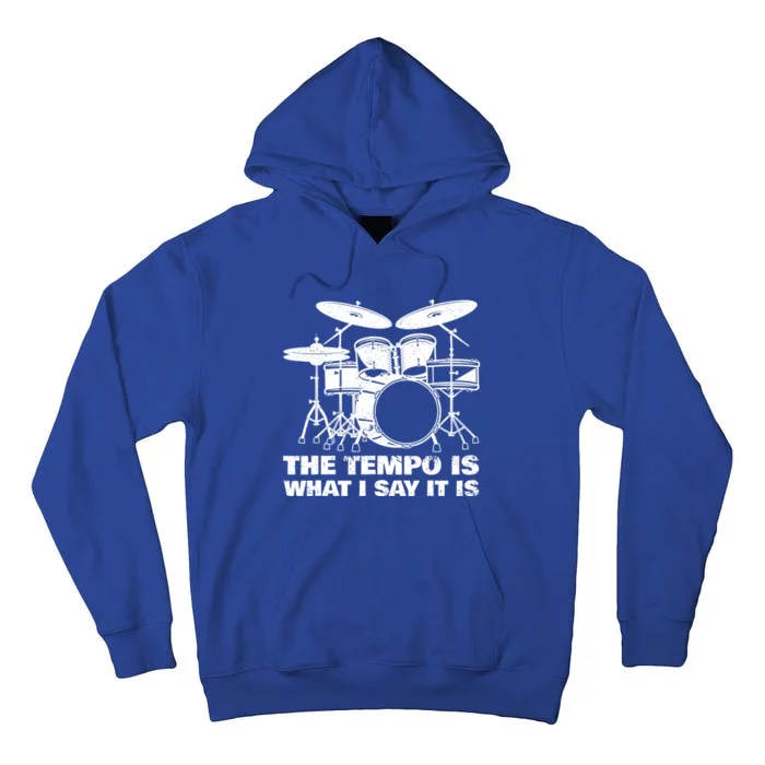 Best Drum Design For Women Drummer Drum Kit Drumming Tall Hoodie