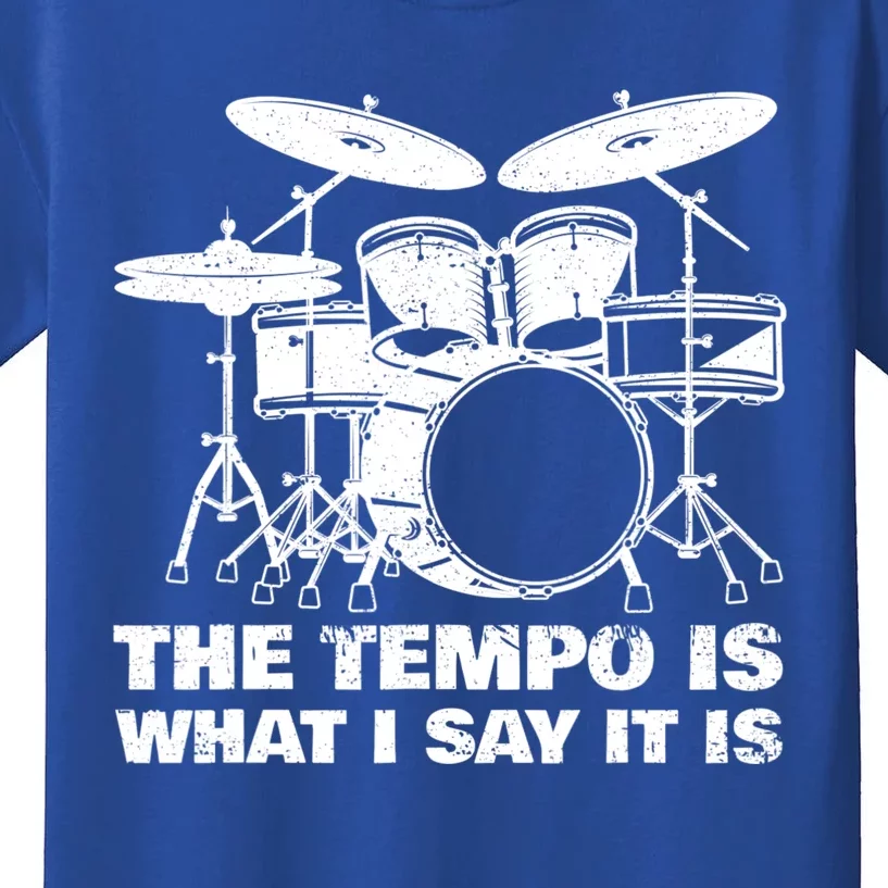 Best Drum Design For Women Drummer Drum Kit Drumming Kids T-Shirt