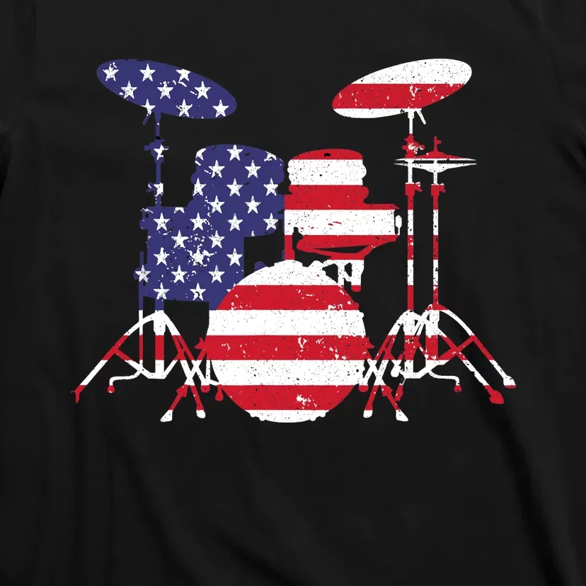 Best Drum Design For  Wo Drum Set Drumming Drummer T-Shirt