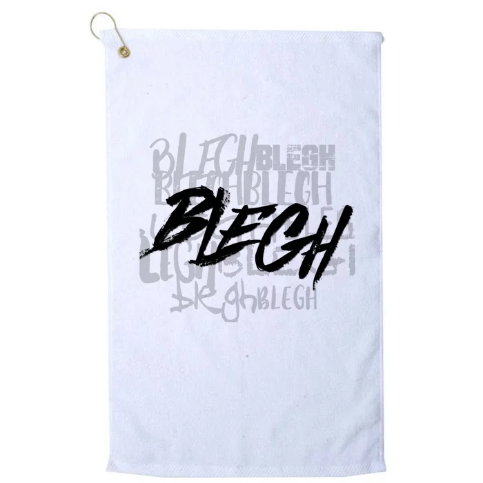 Blegh Deathcore Djent Platinum Collection Golf Towel