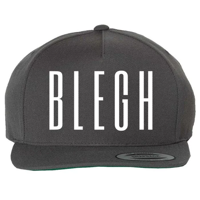 Blegh Deathcore Djent Wool Snapback Cap