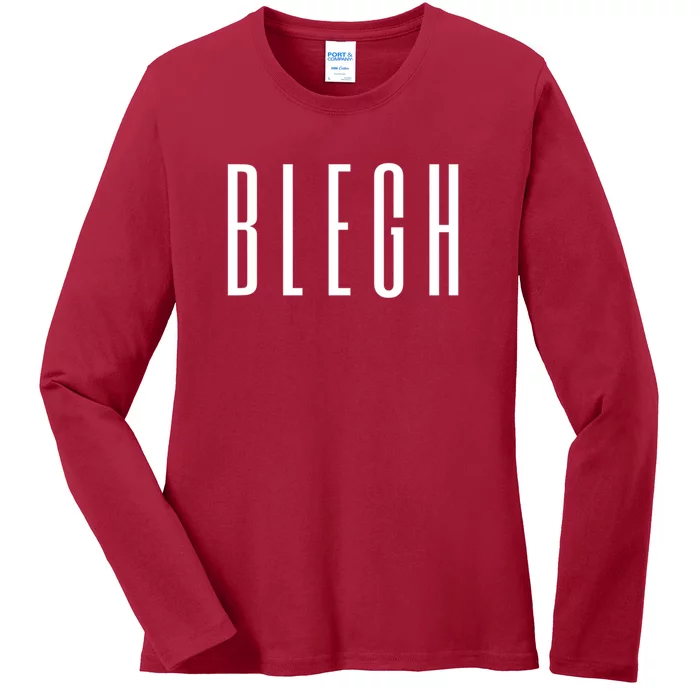 Blegh Deathcore Djent Ladies Long Sleeve Shirt