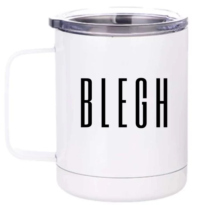 Blegh Deathcore Djent Front & Back 12oz Stainless Steel Tumbler Cup