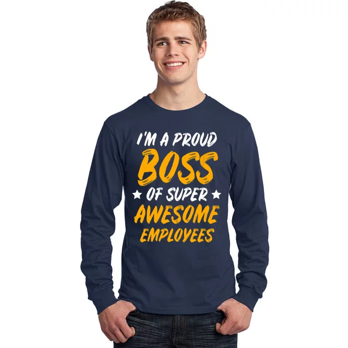 Boss Day Employee Appreciation Office Gift Tall Long Sleeve T-Shirt