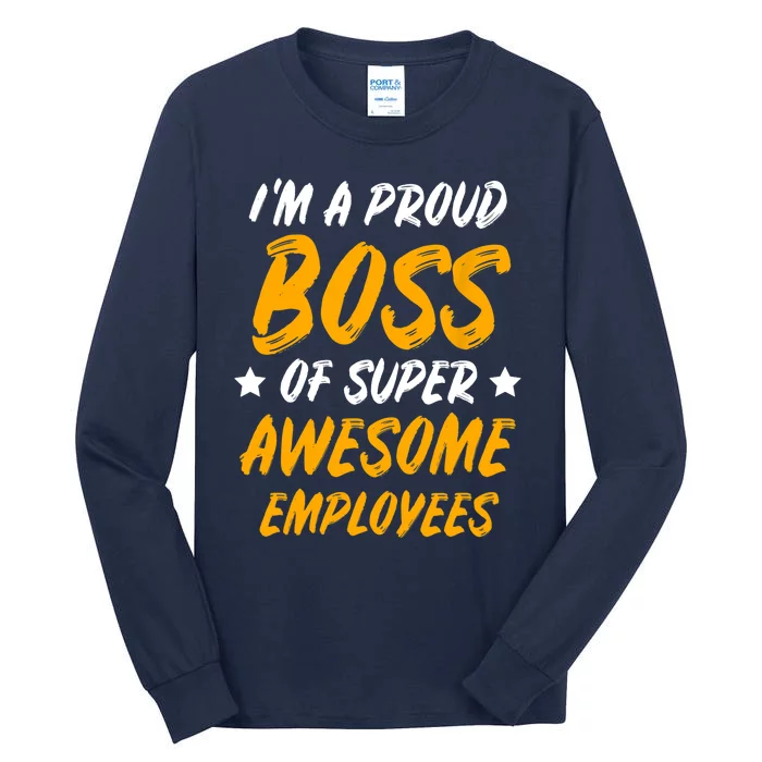 Boss Day Employee Appreciation Office Gift Tall Long Sleeve T-Shirt