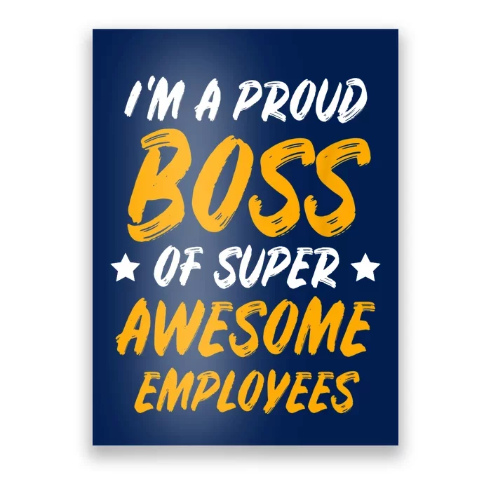 Boss Day Employee Appreciation Office Gift Poster