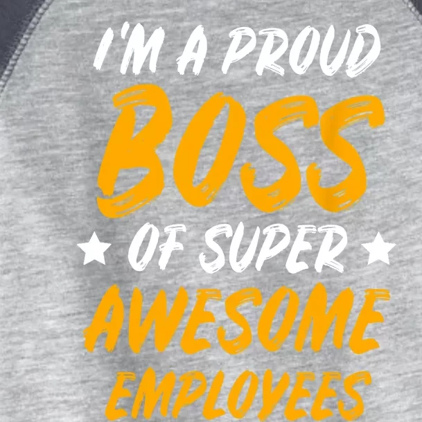 Boss Day Employee Appreciation Office Gift Toddler Fine Jersey T-Shirt