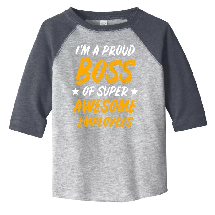 Boss Day Employee Appreciation Office Gift Toddler Fine Jersey T-Shirt