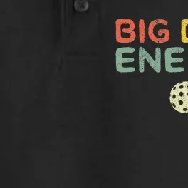 Big Dink Energy Pickleball Funny Pickle Ball Lover  Retro Dry Zone Grid Performance Polo