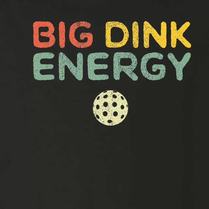 Big Dink Energy Pickleball Funny Pickle Ball Lover  Retro Toddler Long Sleeve Shirt