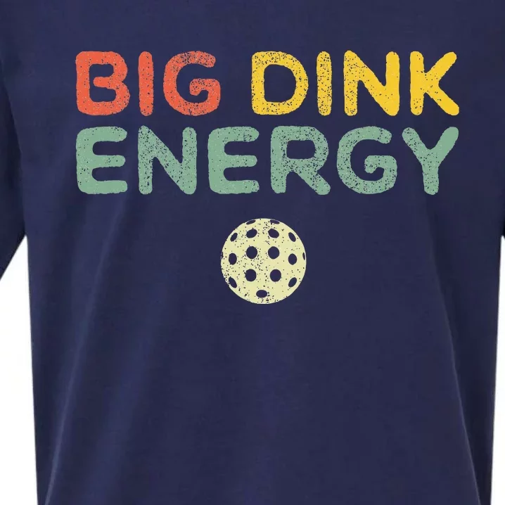 Big Dink Energy Pickleball Funny Pickle Ball Lover  Retro Sueded Cloud Jersey T-Shirt