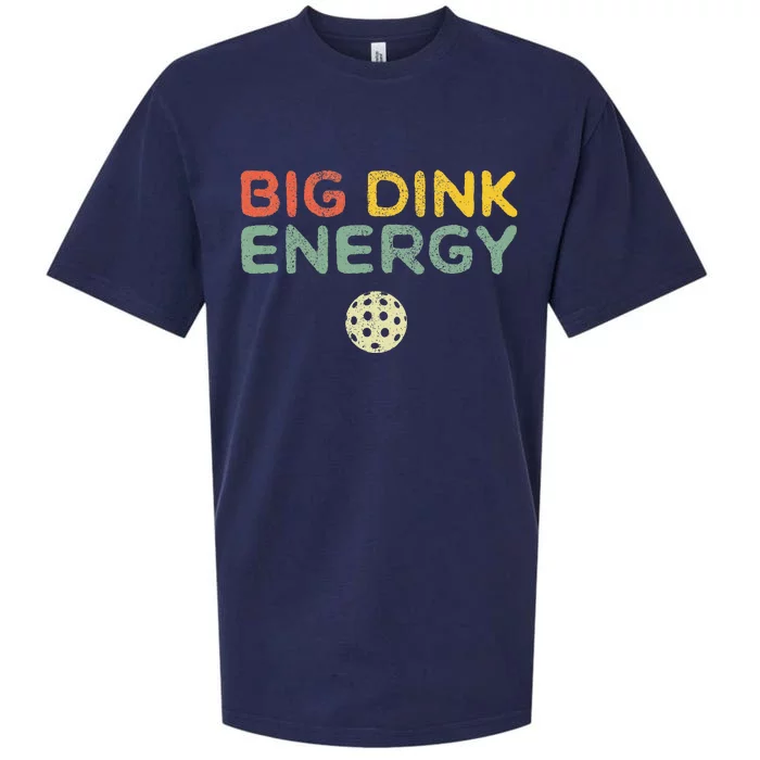 Big Dink Energy Pickleball Funny Pickle Ball Lover  Retro Sueded Cloud Jersey T-Shirt