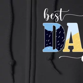 Best Dad Ever Heeler Mom Heeler Dad Funny Dog FatherS Day Full Zip Hoodie