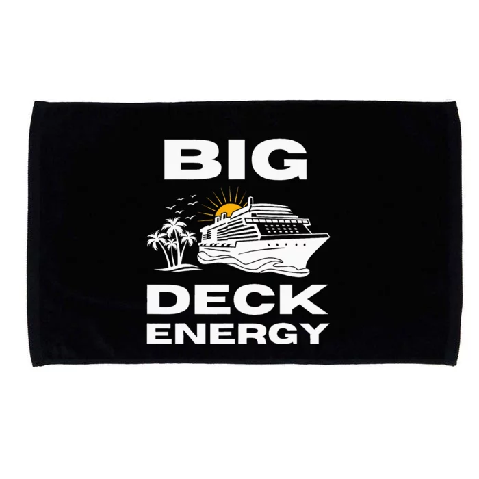 Big Deck Energy Cruise Microfiber Hand Towel