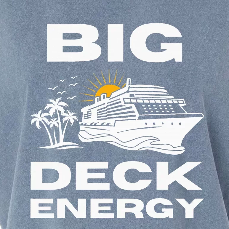 Big Deck Energy Cruise Garment-Dyed Women's Muscle Tee