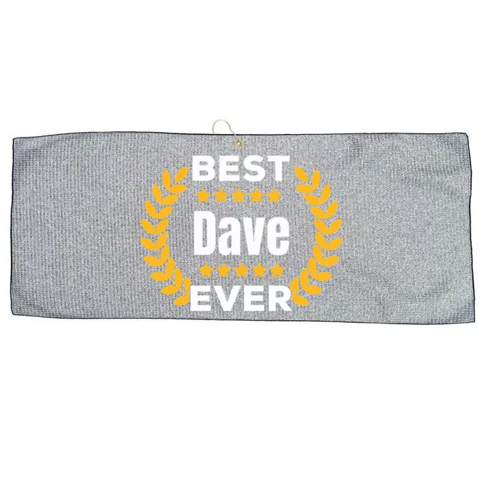 Best Dave Ever 5 Stars Legend Name Dave Large Microfiber Waffle Golf Towel