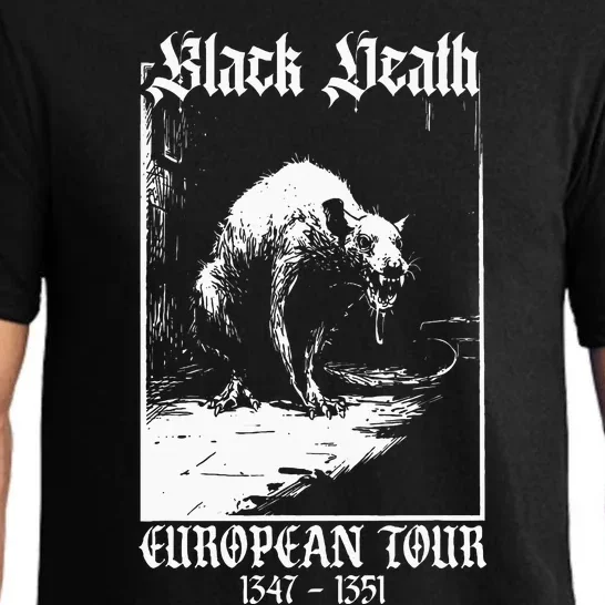 Black Death European Plague Rat Medieval History Goth Pajama Set