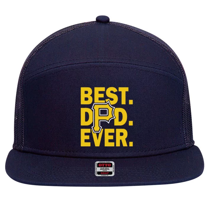 Best Dad Ever Baseball 7 Panel Mesh Trucker Snapback Hat