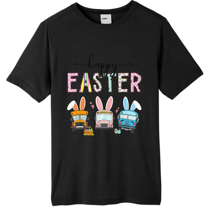 Bus Driver Easter Egg Hunt Bunny Ears Easter Squad ChromaSoft Performance T-Shirt