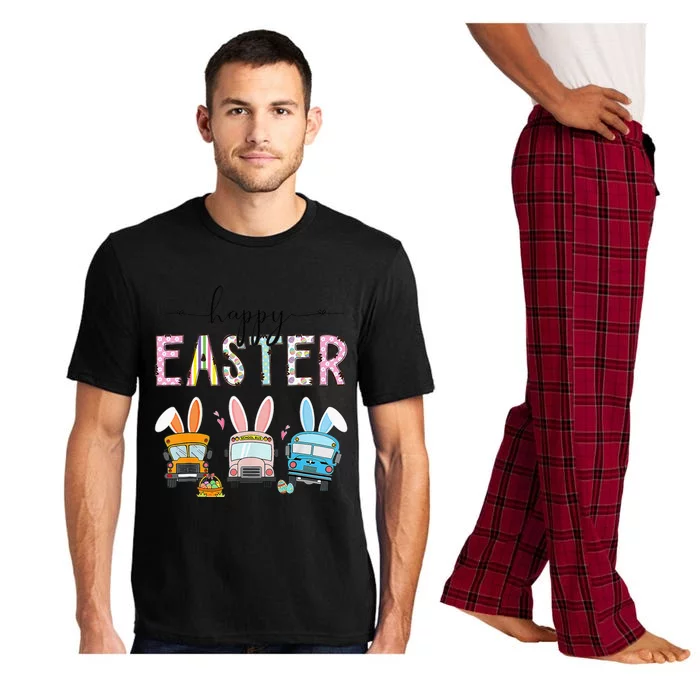 Bus Driver Easter Egg Hunt Bunny Ears Easter Squad Pajama Set