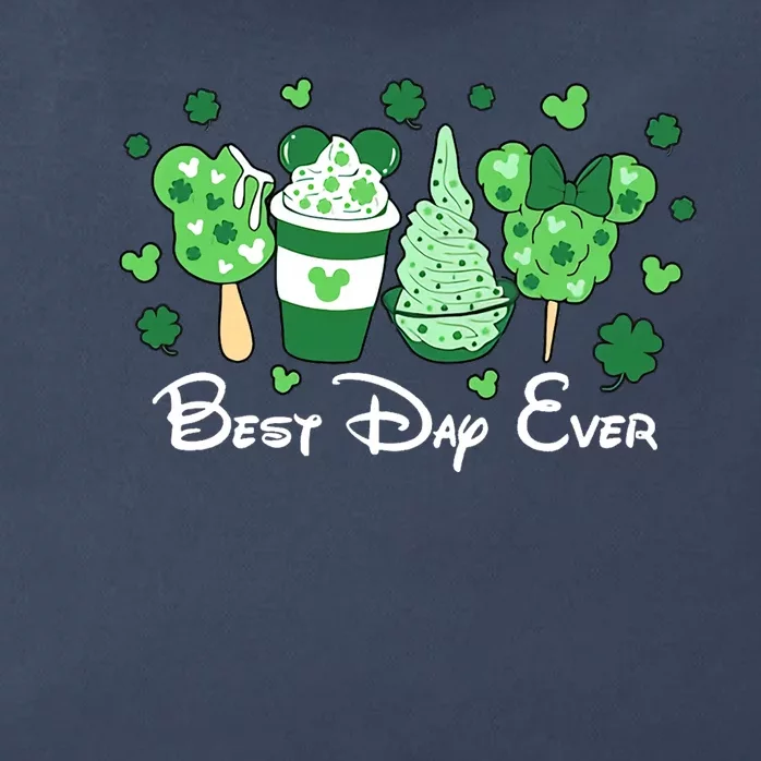 Best Day Ever Cute Ice Cream Zip Tote Bag